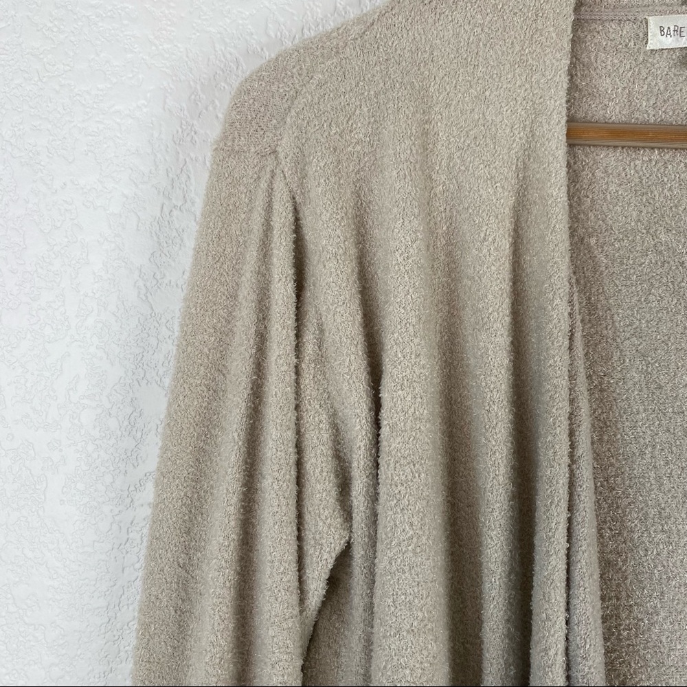 Barefoot Dreams Ombré Cozy Chic Draped Front Calypso Cardigan Sweater - Picture 3 of 8